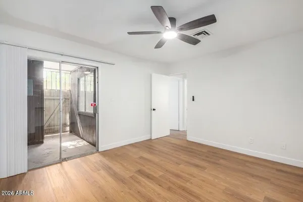 wooden floor in an empty room