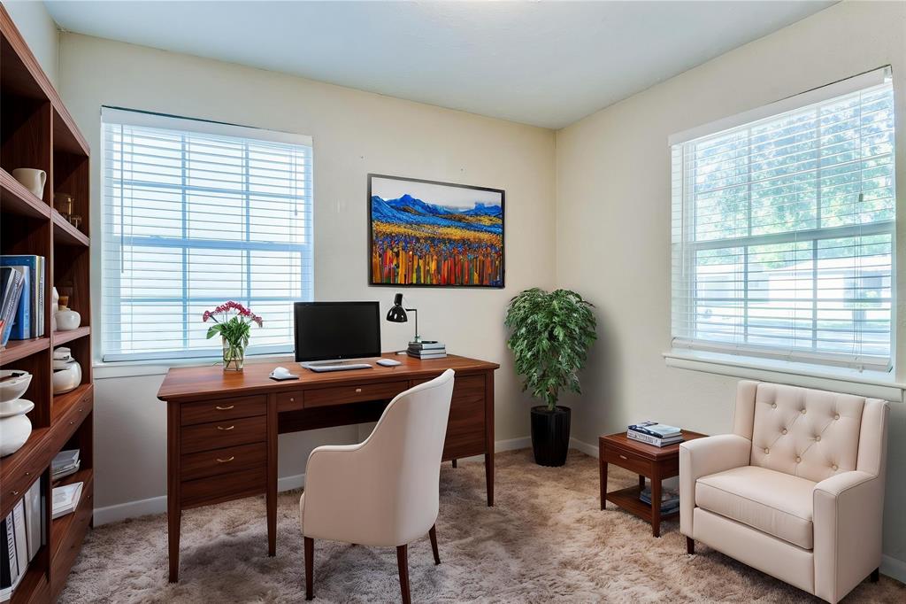 4312 Ridgedale Drive Mesquite, TX 75150 - Photo 13 of 23 a work room with furniture and a potted plant