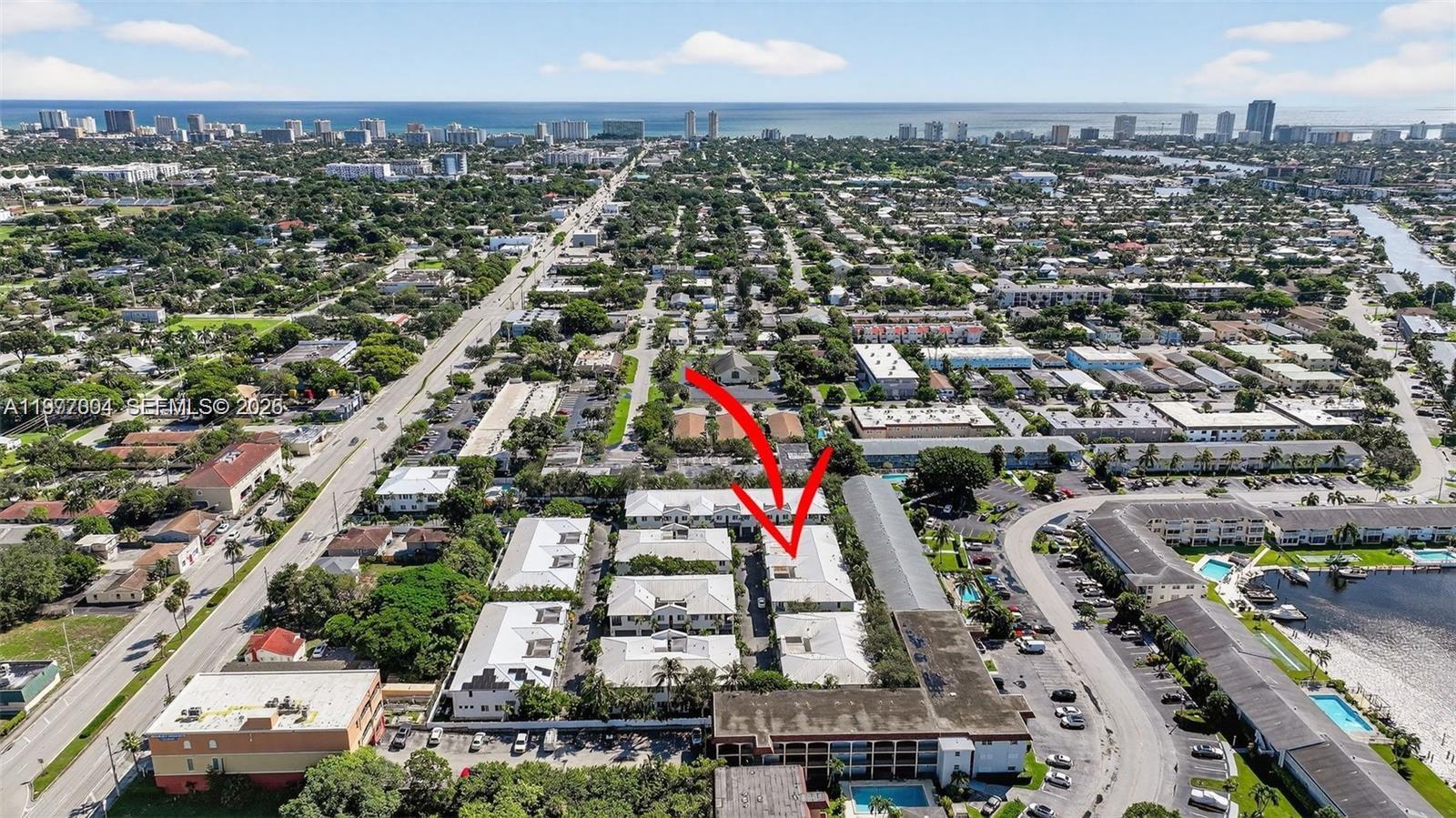 728 Southeast 2nd Street Pompano Beach, FL 33060 - Photo 21 of 22 an aerial view of multiple house