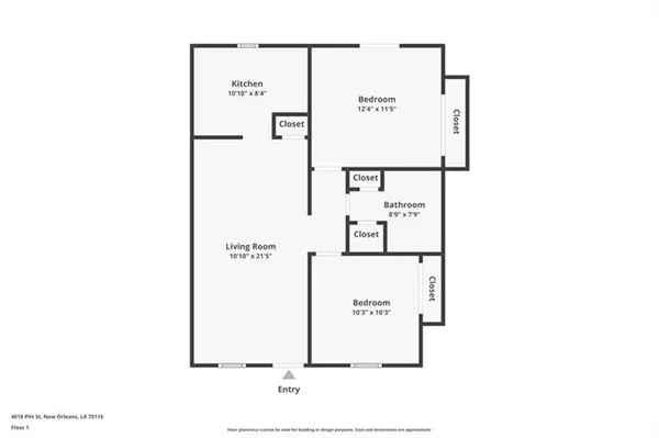 $1,650 | 4018 Pitt Street, Unit E, New Orleans, LA 70115