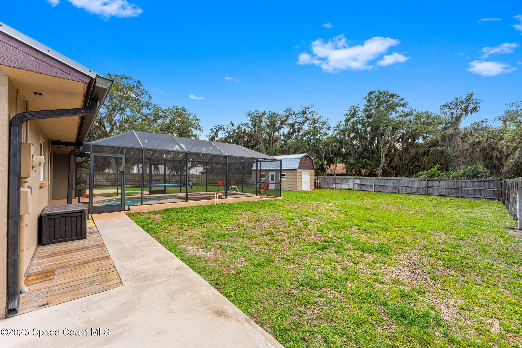 3480 Turtle Mound Road Melbourne, FL 32934 - Photo 46 of 69 backyard 1