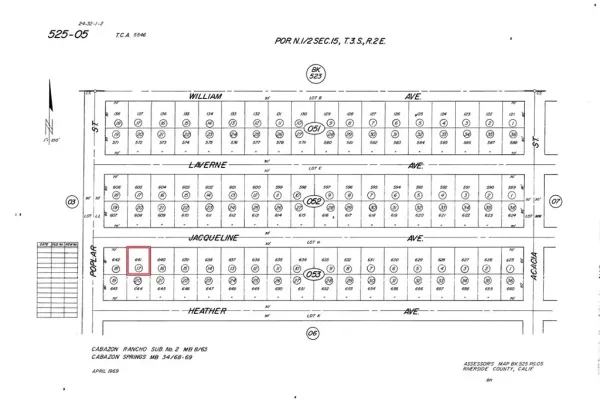 $27,500 | 0 Jacueline Avenue, Cabazon, CA 92230