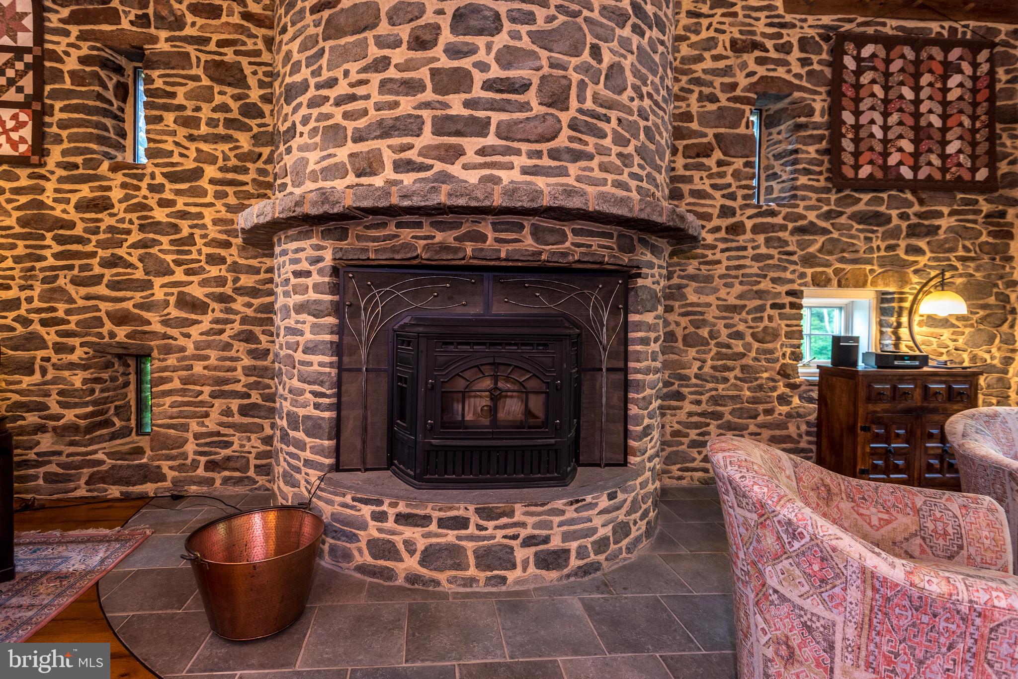 65 Reservoir Road Quakertown, PA 18951 - Photo 11 of 69 Two Story Stone Fireplace
