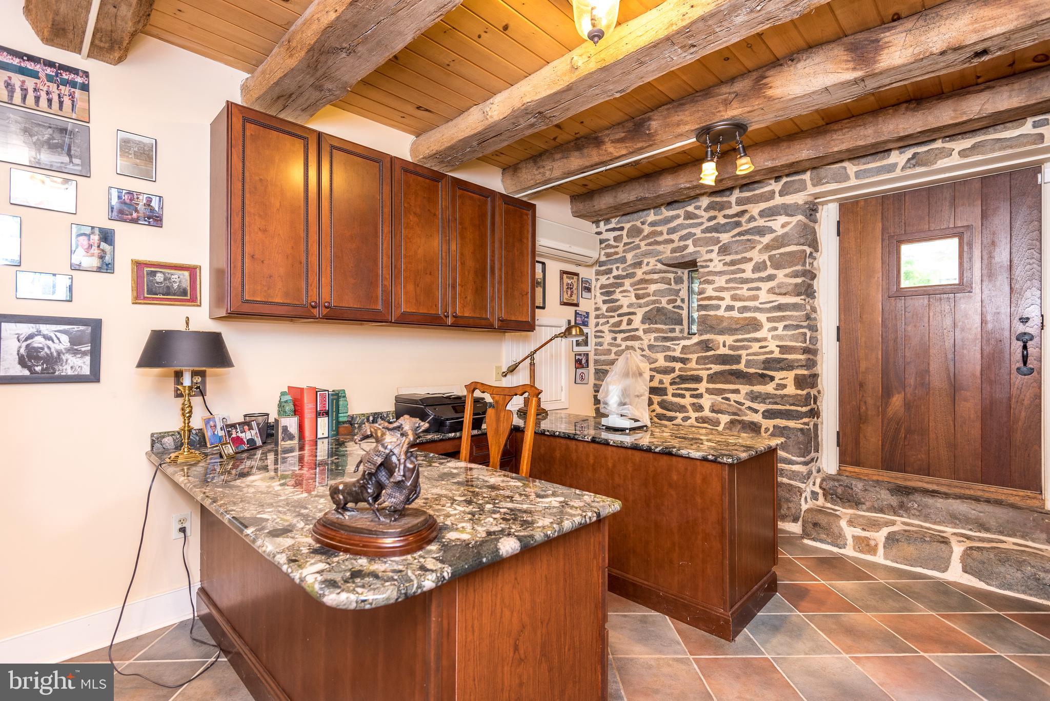 65 Reservoir Road Quakertown, PA 18951 - Photo 43 of 69 Office Accented By Stone And Woodwork