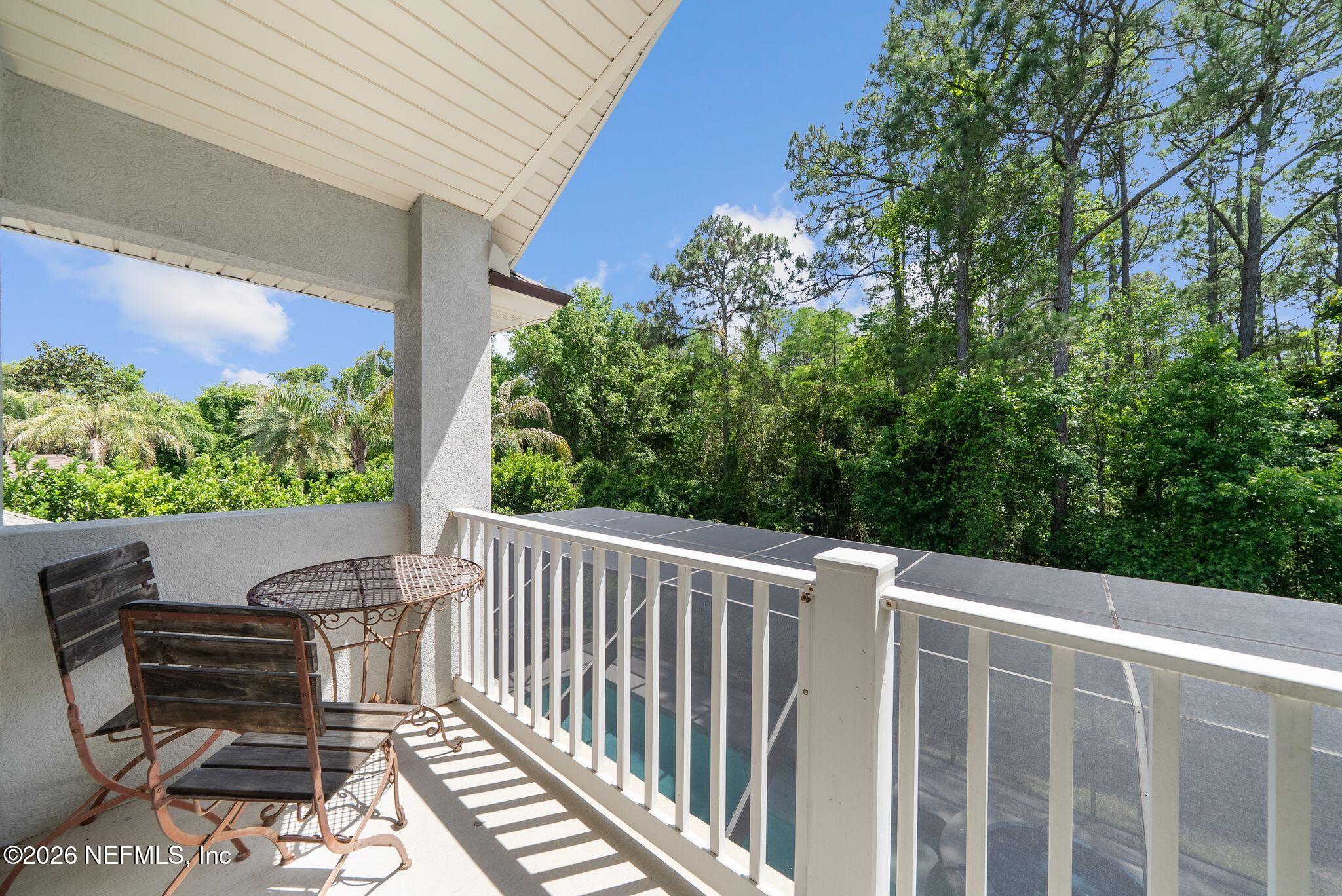 508 Sebastian Square St. Augustine, FL 32095 - Photo 44 of 76 a view of a balcony with wooden floor