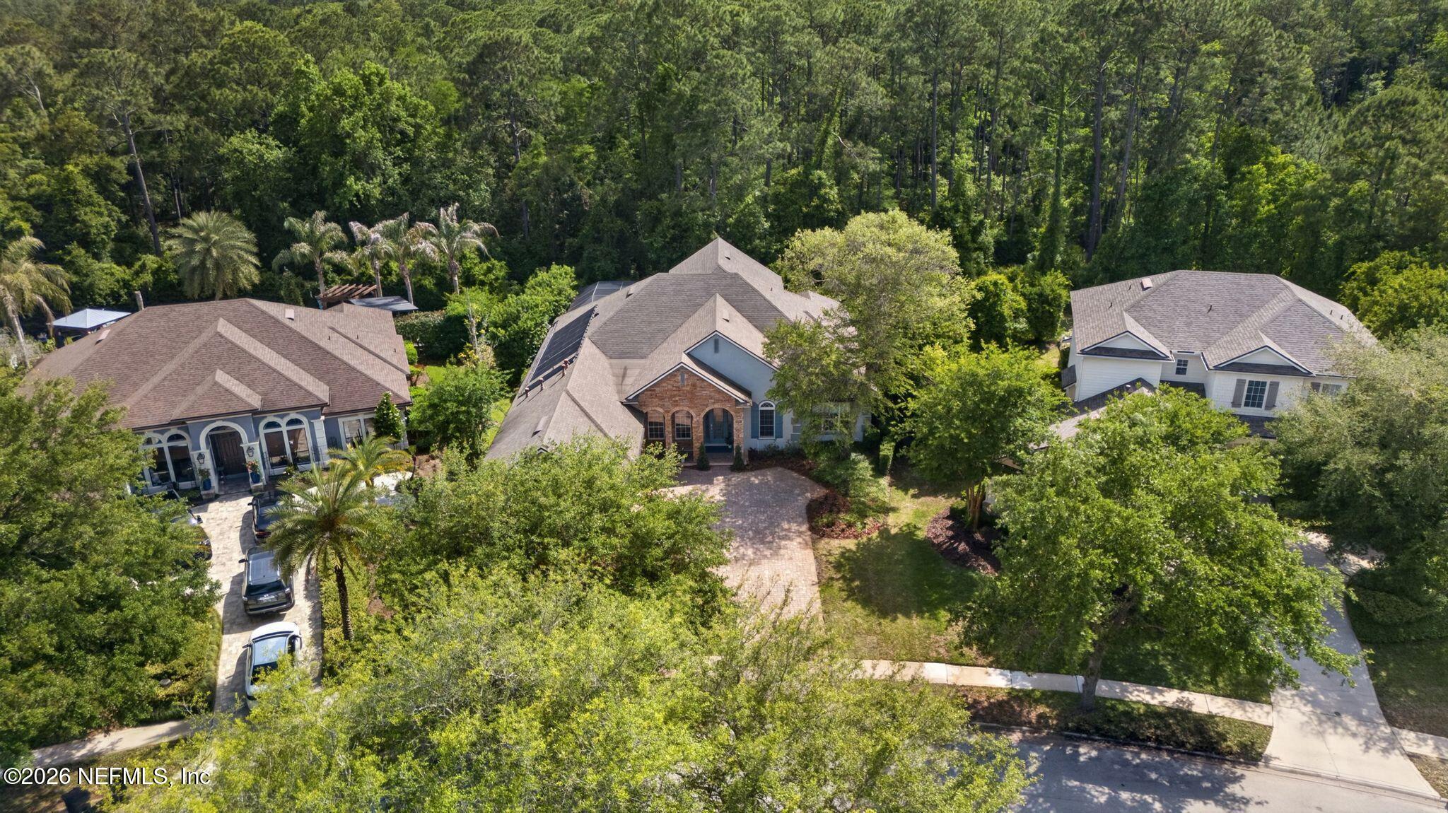508 Sebastian Square St. Augustine, FL 32095 - Photo 51 of 76 an aerial view of a house with yard and green space