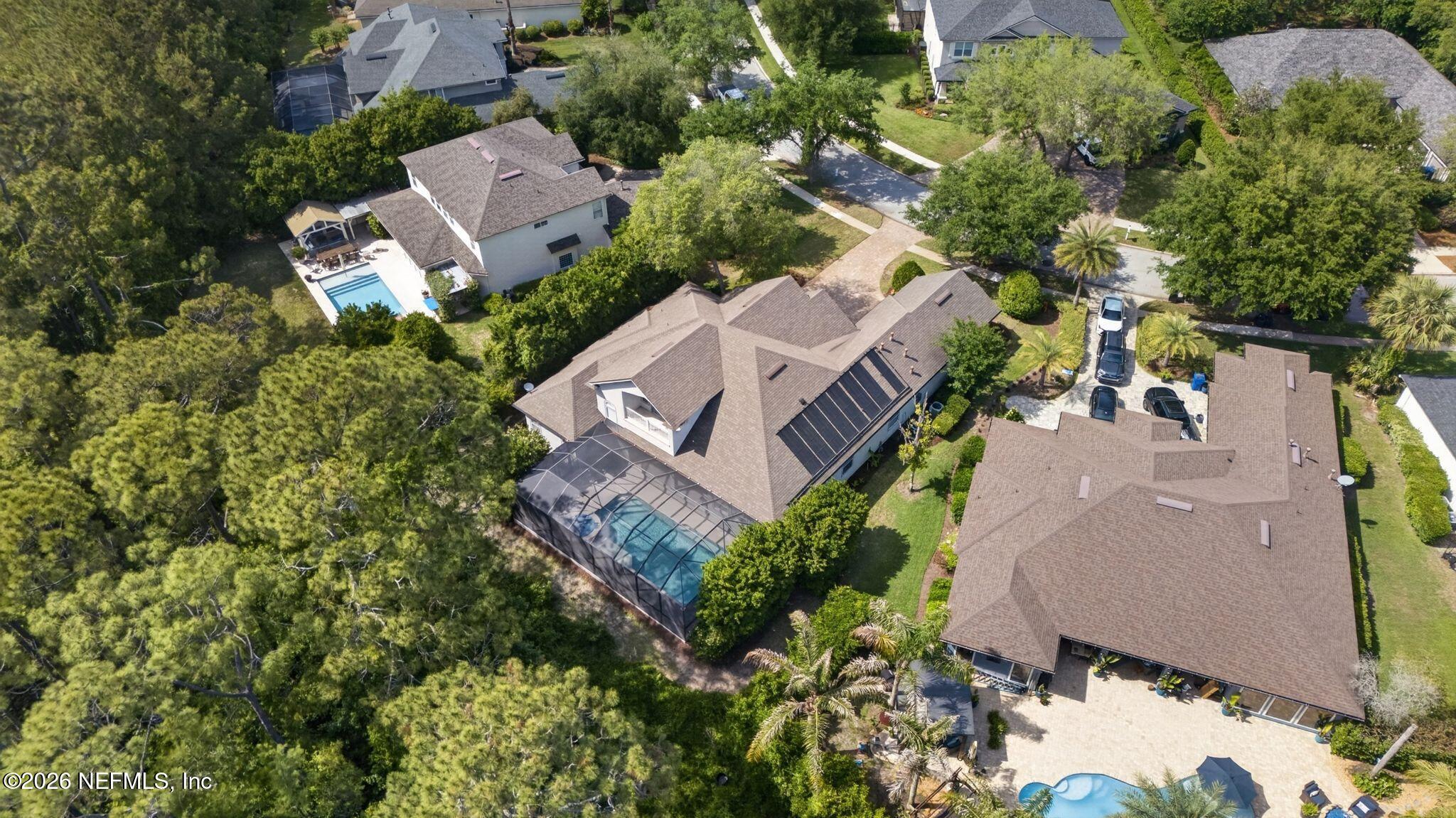 508 Sebastian Square St. Augustine, FL 32095 - Photo 54 of 76 an aerial view of multiple houses with yard