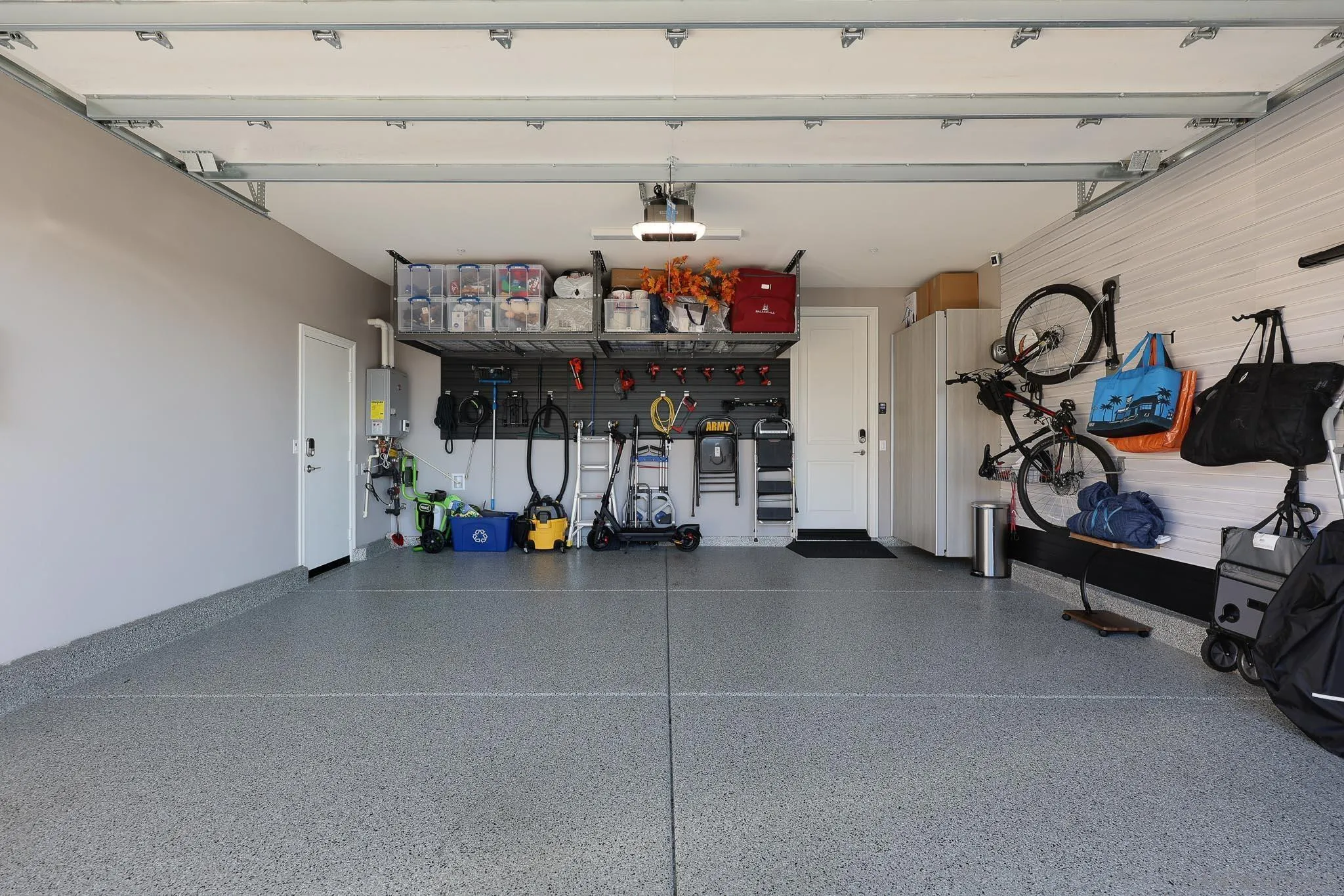 893 Woodhaven Road San Marcos, CA 92069 - Photo 27 of 33 a view of a garage with rack and bicycle