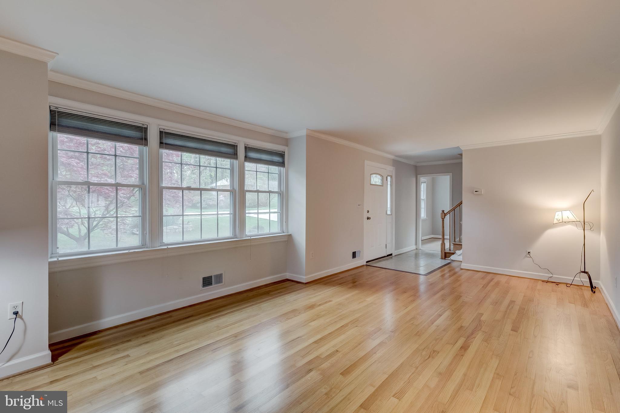 Refinished hardwood floors