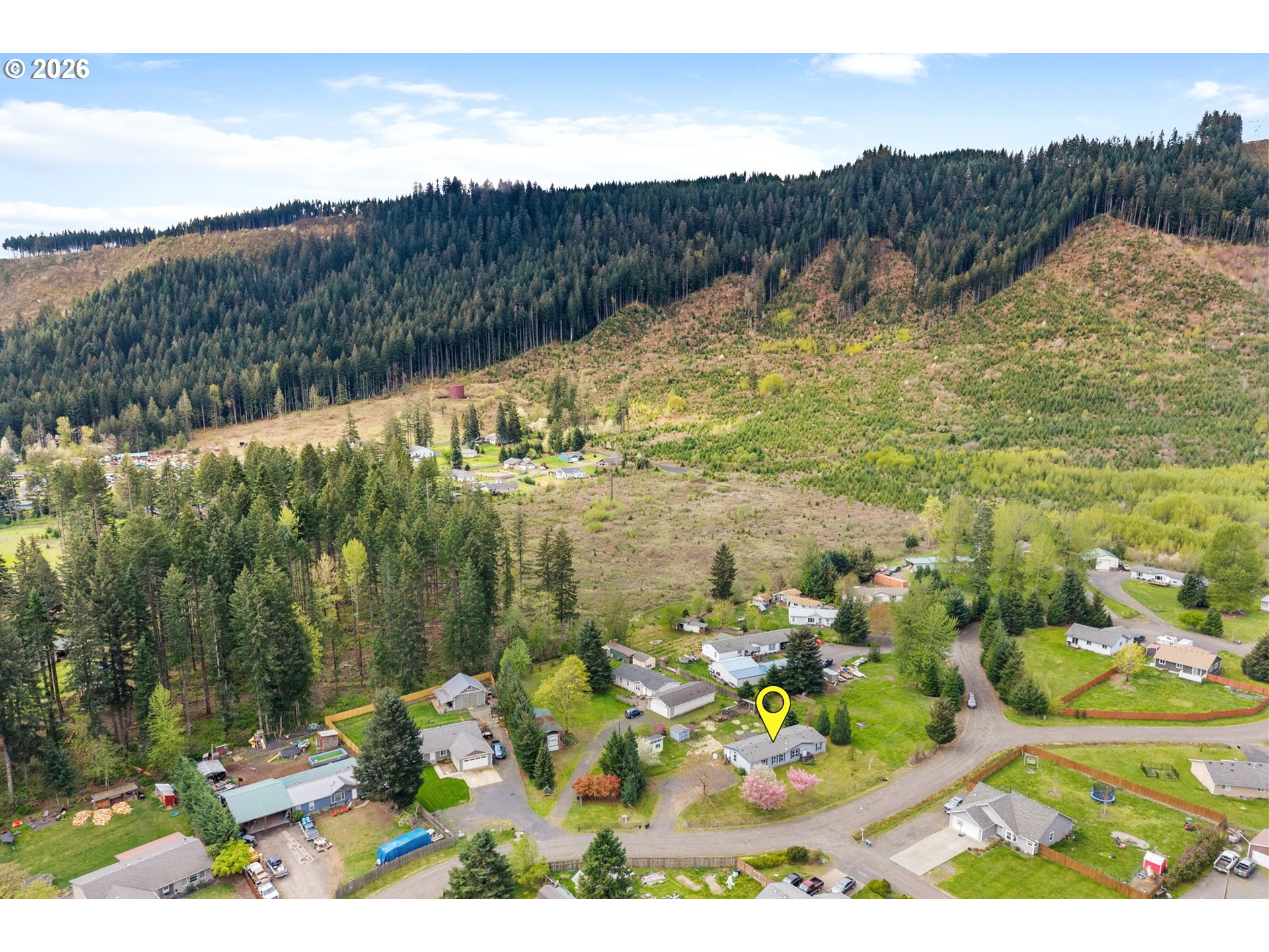 151 Russell's Timber Lane Carson, WA 98610 - Photo 32 of 38 Drone View/UAV