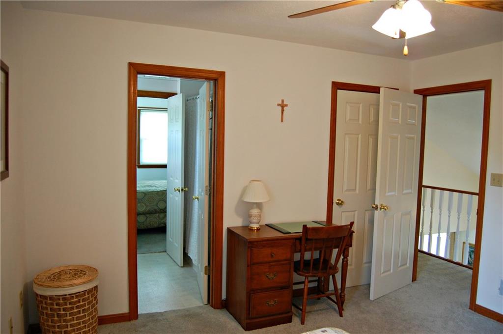 136 East Country Barn Road Houston, PA 15342 - Photo 18 of 25 ANOTHER VIEW OF 3RD BR LOOKING IN TO HALL AND BATH