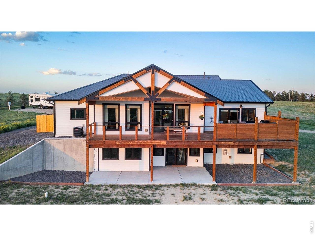 a house view with a garden space