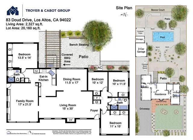 $5,888,083 | 83 Doud Drive, Los Altos, CA 94022