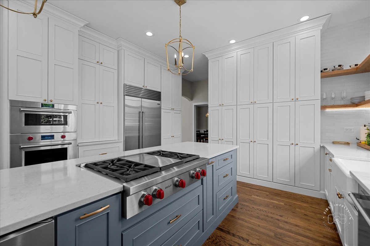 4N749 Old Farm Road St. Charles, IL 60175 - Photo 26 of 46 a kitchen with a stove and a refrigerator