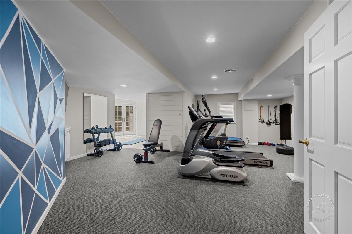 4N749 Old Farm Road St. Charles, IL 60175 - Photo 41 of 46 a view of a room with gym equipment