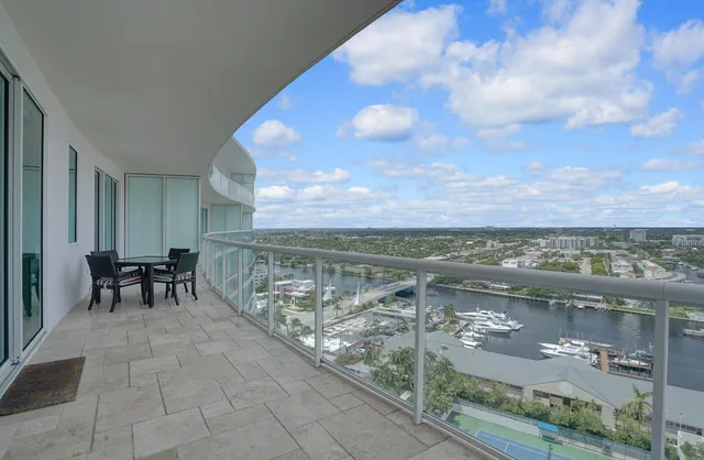 a view of a terrace with seating area