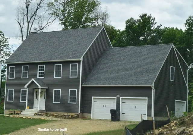 a aerial view of a house