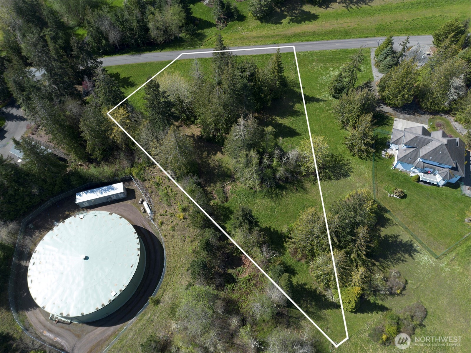 9999 Elk Pass Road Sequim, WA 98382 - Photo 6 of 40 an aerial view of a house
