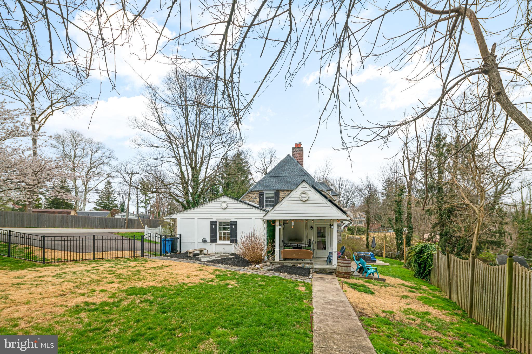 900 Church Road Wyncote, PA 19095 - Photo 27 of 30 Yard to left of house