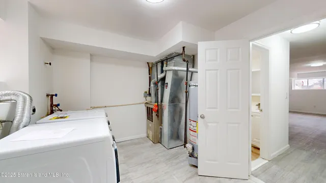 a view of storage and utility room
