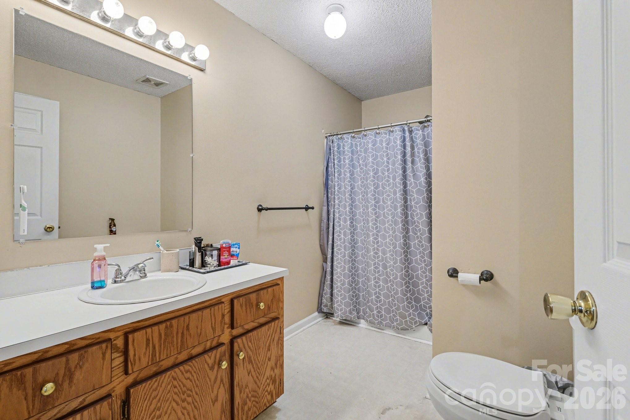 105 Chadwick Circle Dallas, NC 28034 - Photo 18 of 23 a bathroom with a sink vanity mirror and toilet