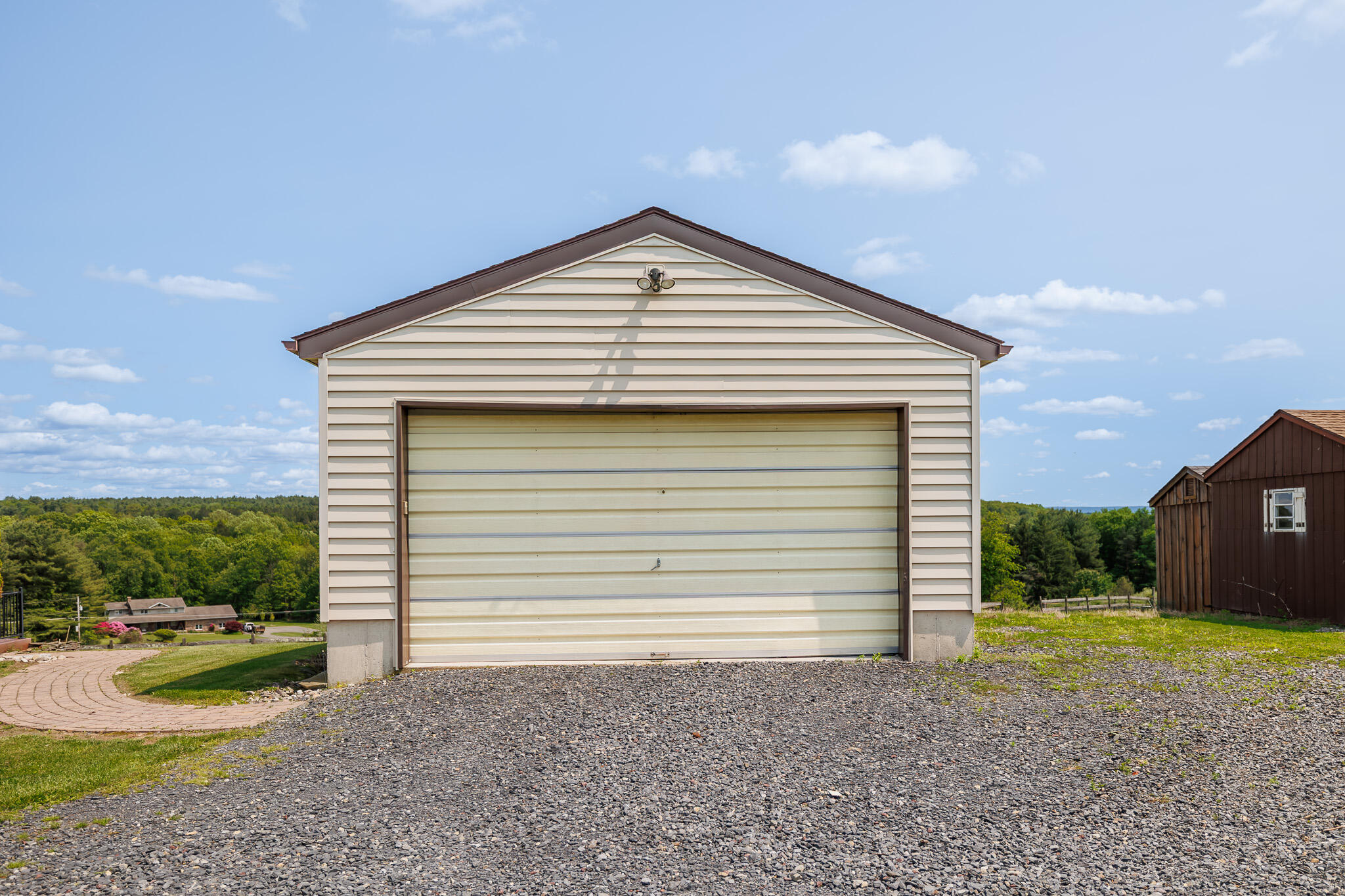 924 Hell Hollow Road Kunkletown, PA 18058 - Photo 17 of 60 a view of a house with a yard and garage