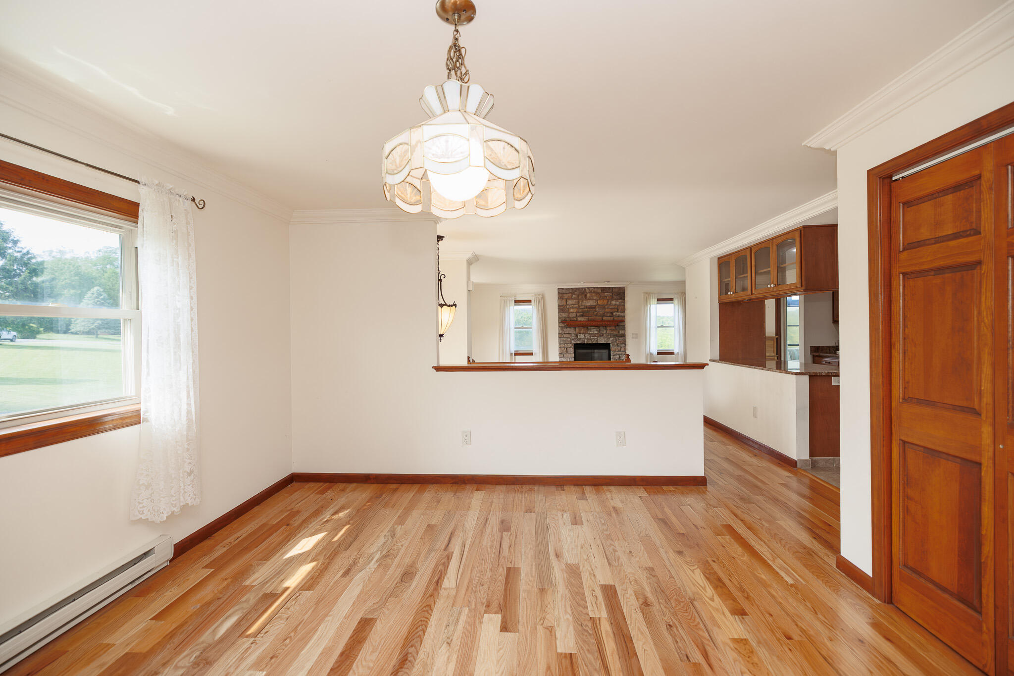 924 Hell Hollow Road Kunkletown, PA 18058 - Photo 25 of 60 a view of kitchen and hall with wooden floor