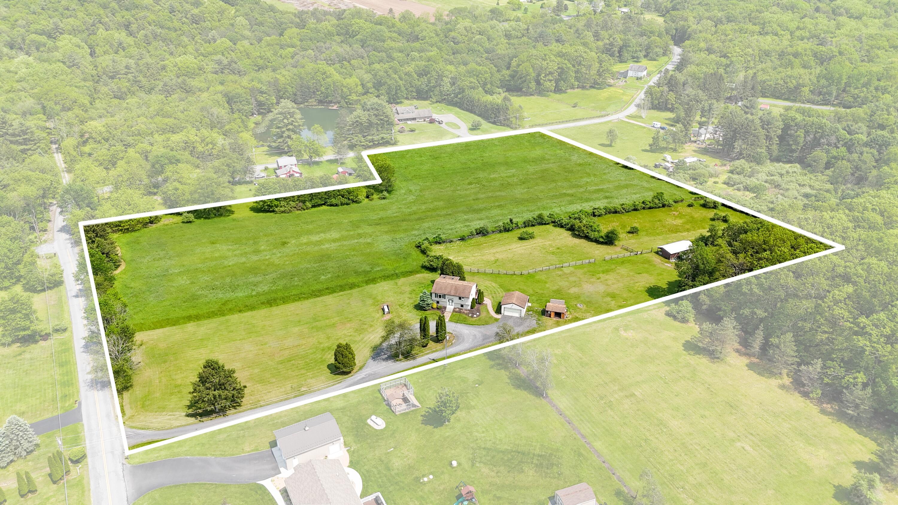 924 Hell Hollow Road Kunkletown, PA 18058 - Photo 4 of 60 a view of a pool in a backyard