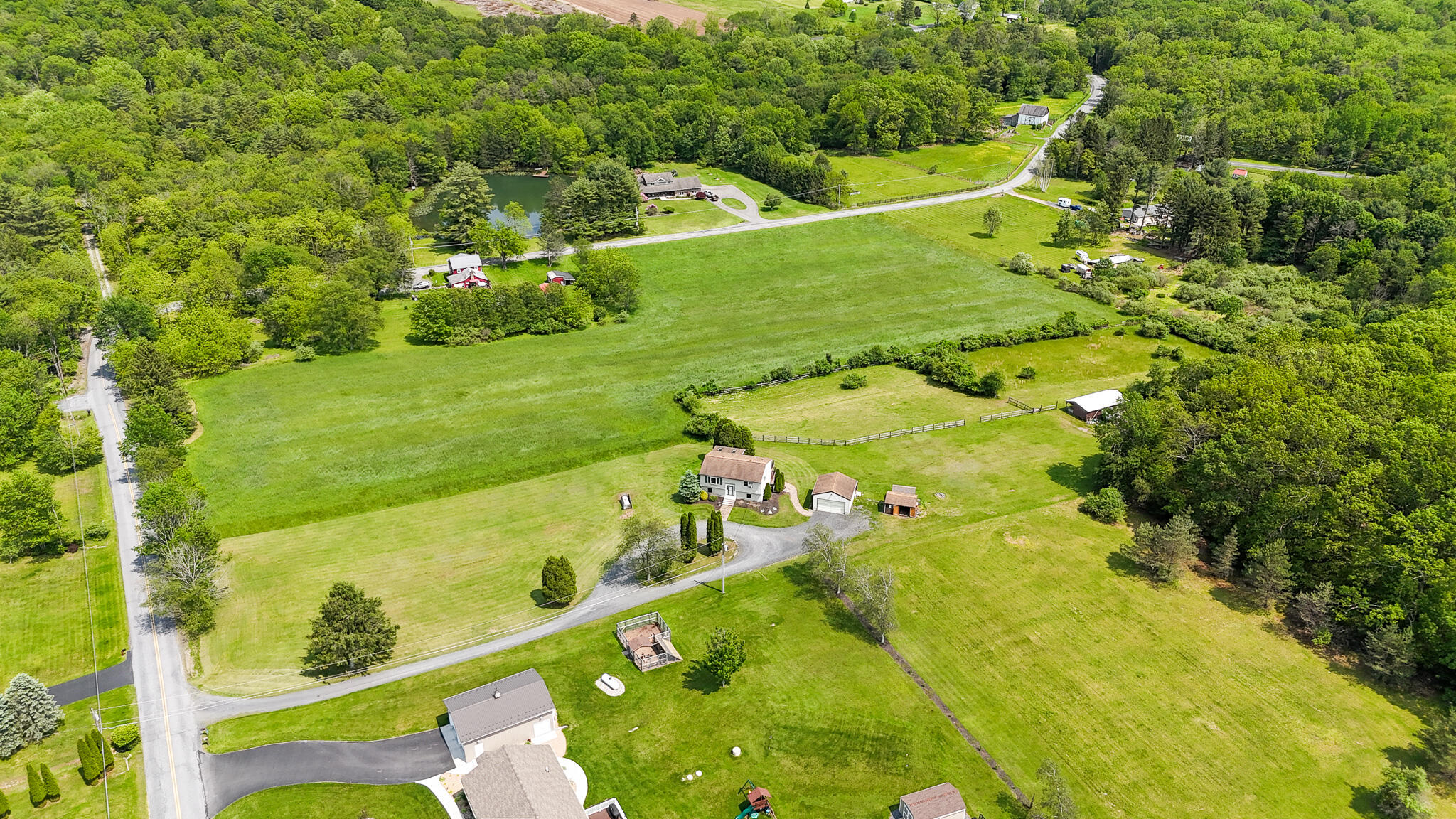 924 Hell Hollow Road Kunkletown, PA 18058 - Photo 5 of 60 a view of a swimming pool with a yard