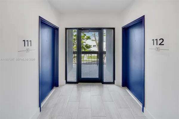 a view of an entryway