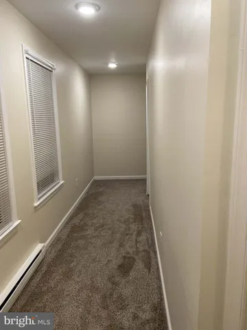 a view of hallway with window