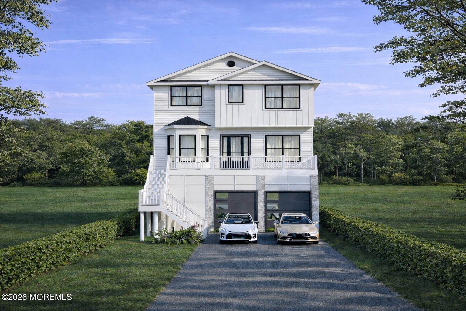 214 Raritan Street Union Beach, NJ 07735 - Photo 1 of 10 a front view of a house with a yard