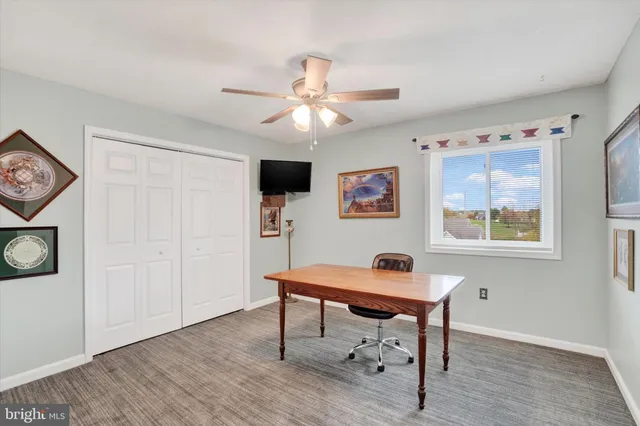 a view of kitchen and hallway