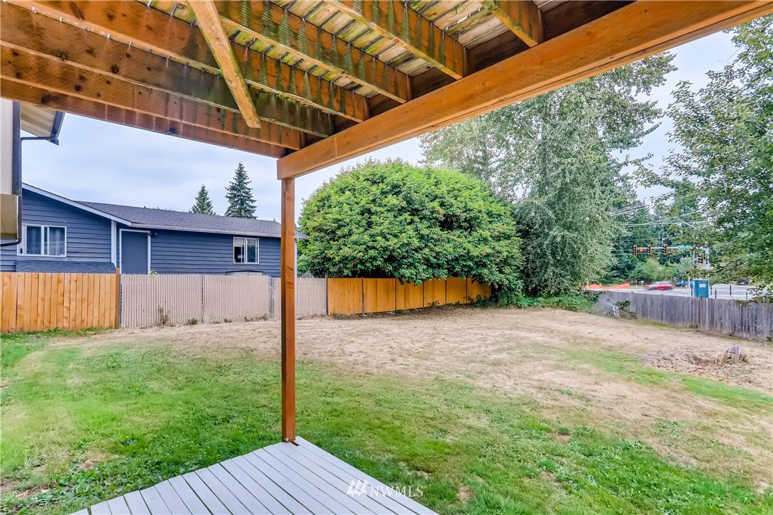 2015 181st Street Southeast Bothell, WA 98012 - Photo 18 of 20 a view of a backyard with a small cabin