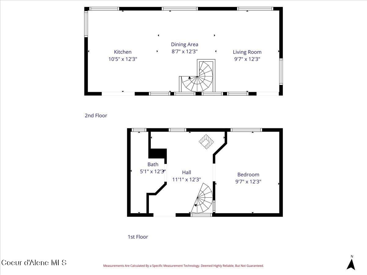 2395 South Silver Beach Road Coeur D'Alene, ID 83814 - Photo 47 of 47 Guest House Floor Plan