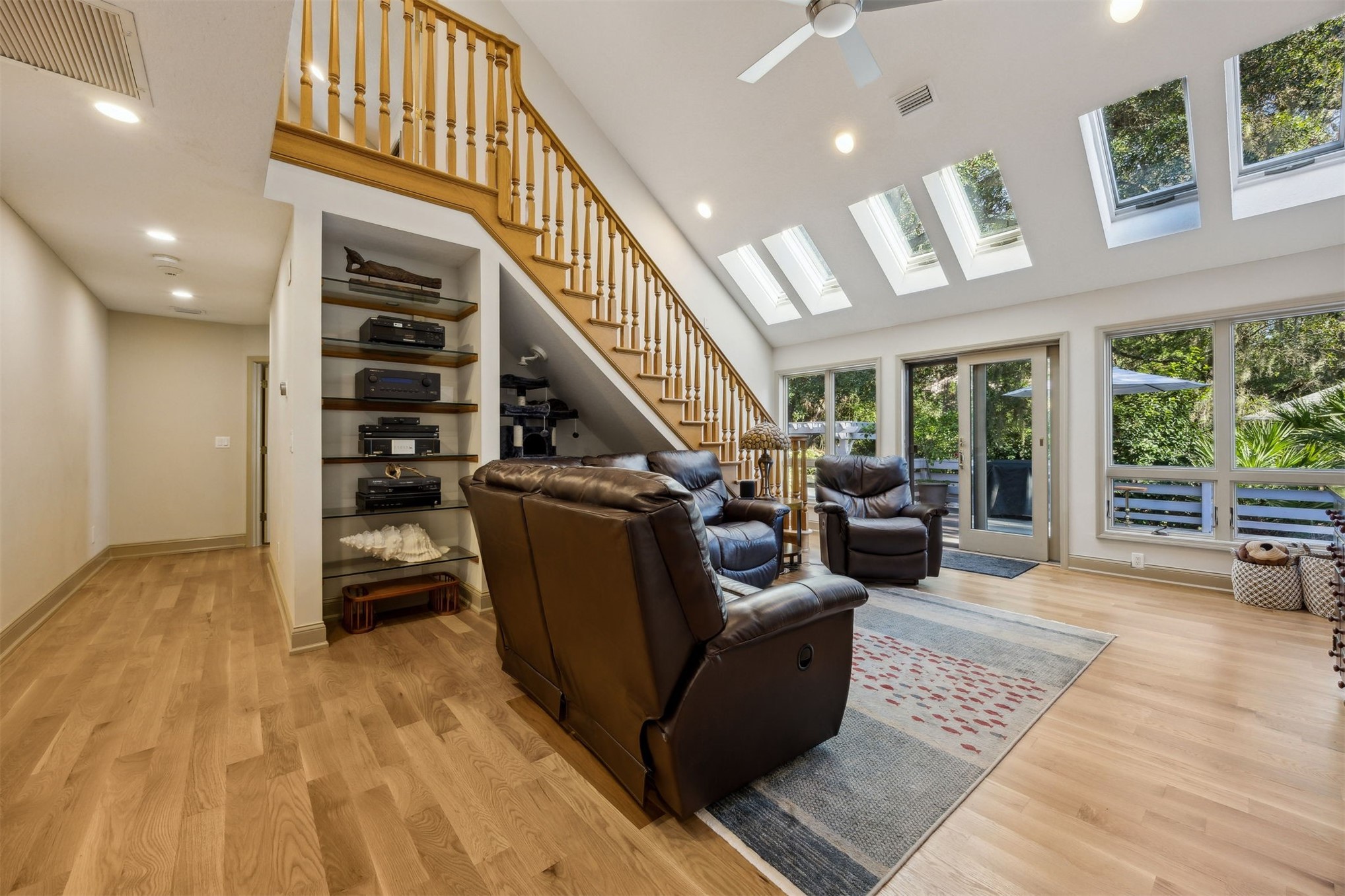 25 Beach Walker Road Fernandina Beach, FL 32034 - Photo 16 of 38 Family Room and Stairs to 2nd Level