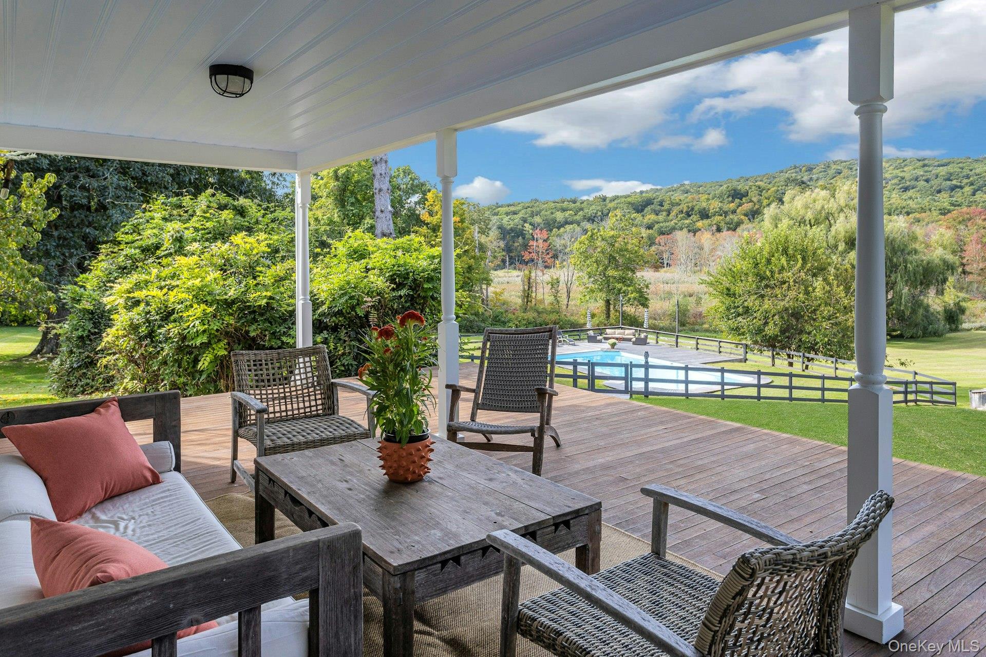 75 Cushman Road Patterson, NY 12563 - Photo 12 of 45 Covered porch- perfect for summer dining