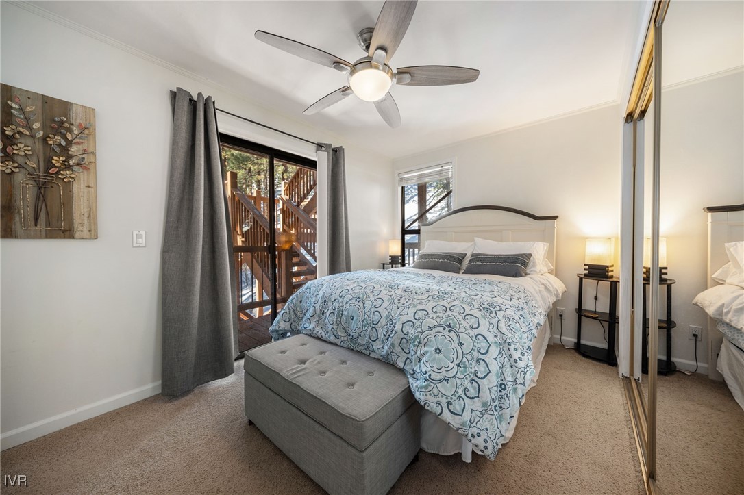 699 Hogan Court, Unit 2 Incline Village, NV 89451 - Photo 13 of 39 a bedroom with a large bed and a window