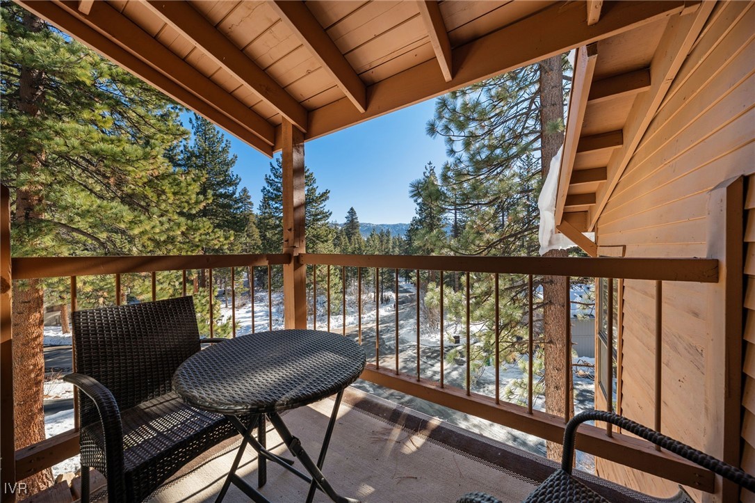 699 Hogan Court, Unit 2 Incline Village, NV 89451 - Photo 24 of 39 a balcony view with couple of chairs