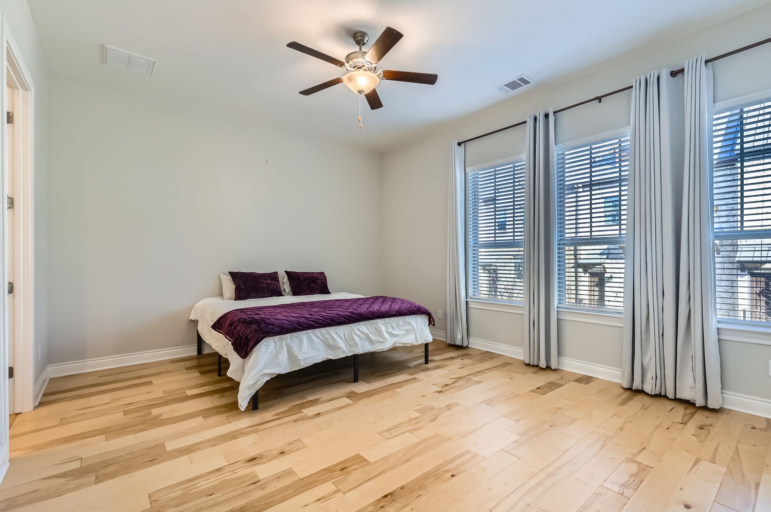 348 Adams Street Georgetown, TX 78628 - Photo 5 of 11 Huge primary bedroom on main level. The king bed can stay if needed!