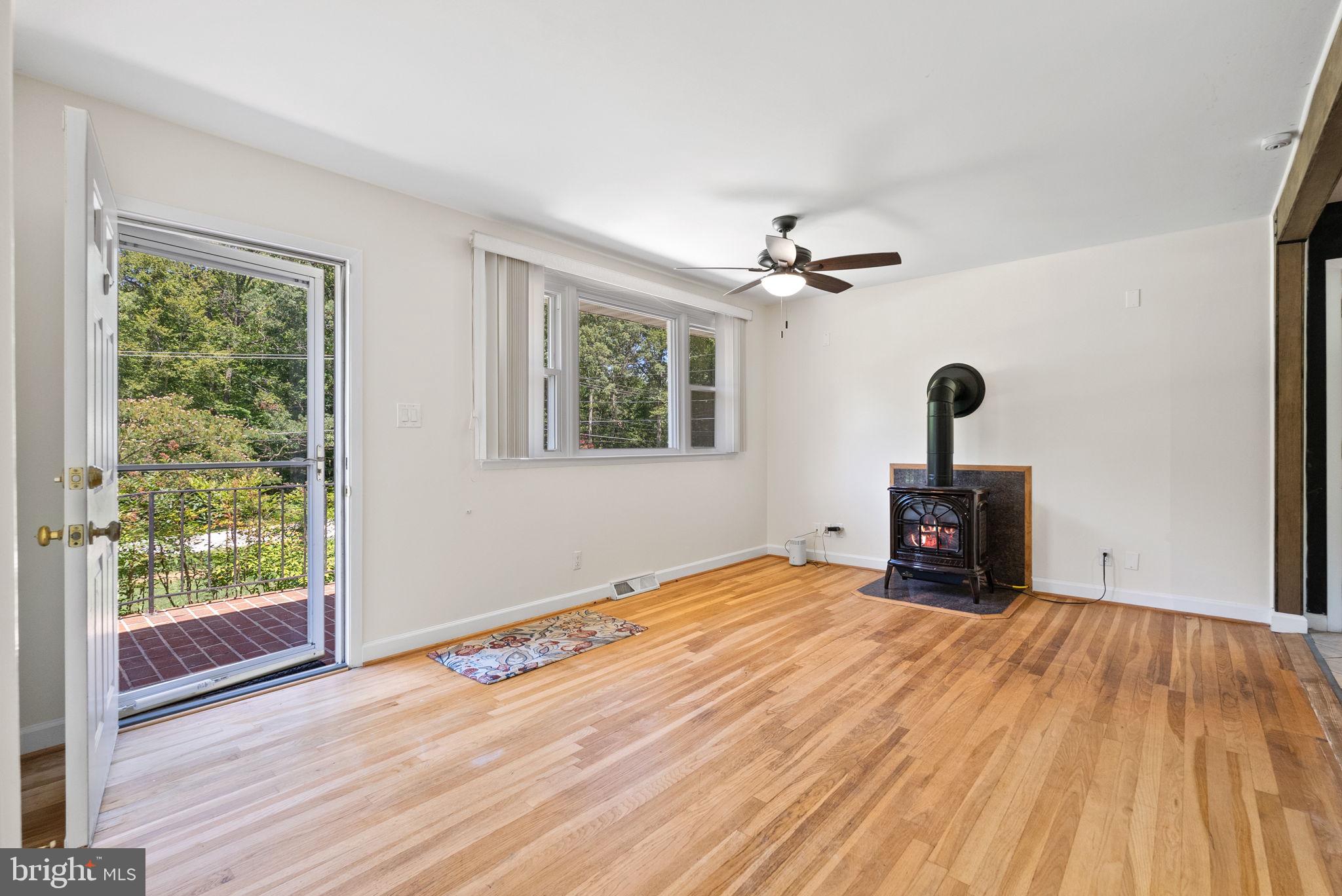 2269 Mt Tabor Road Gambrills, MD 21054 - Photo 11 of 39 Living Room w/real solid Oak floor. Gas fireplace