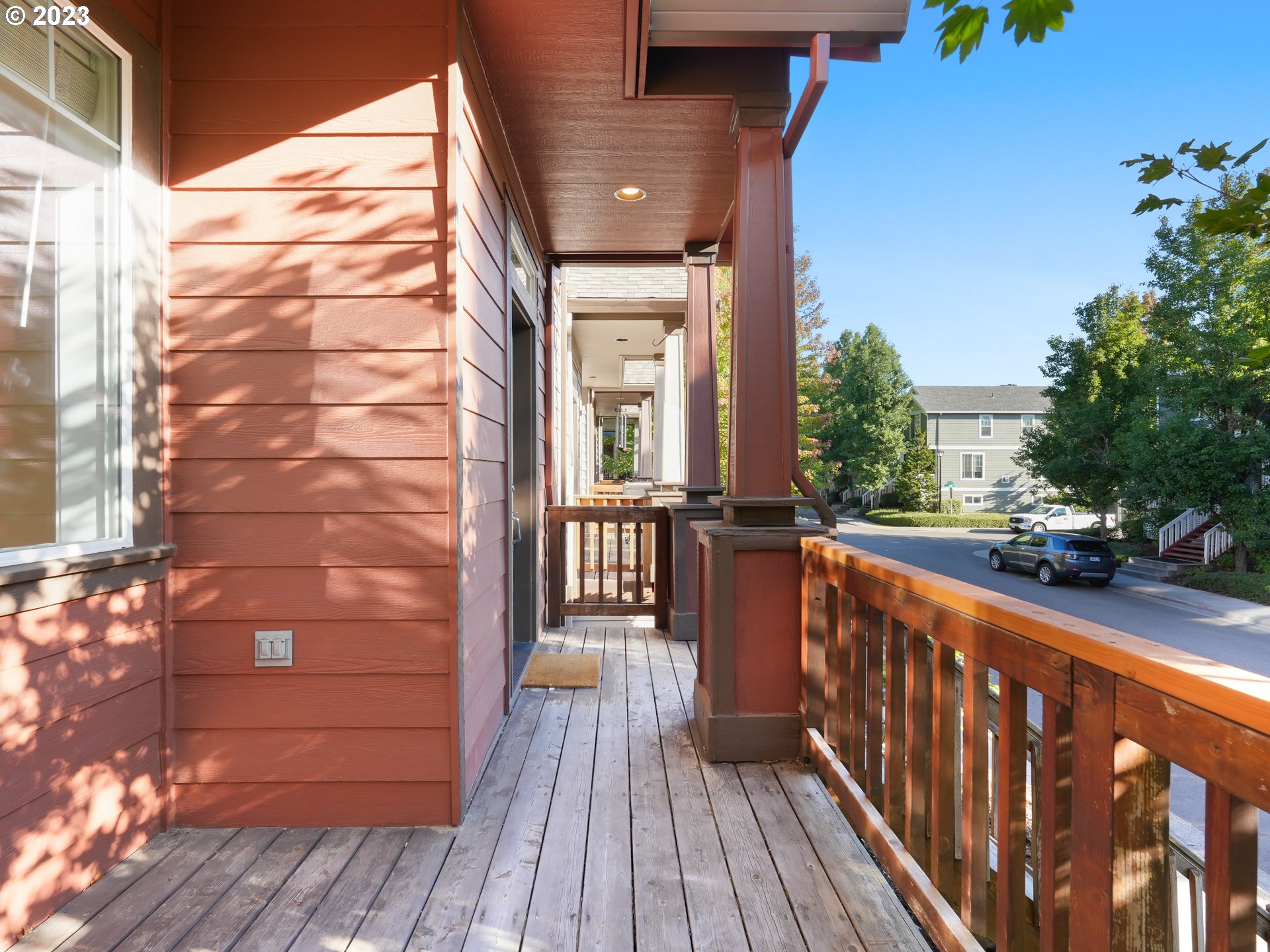 1253 Southwest 162nd Avenue Beaverton, OR 97006 - Photo 4 of 48 a view of a balcony with wooden floor
