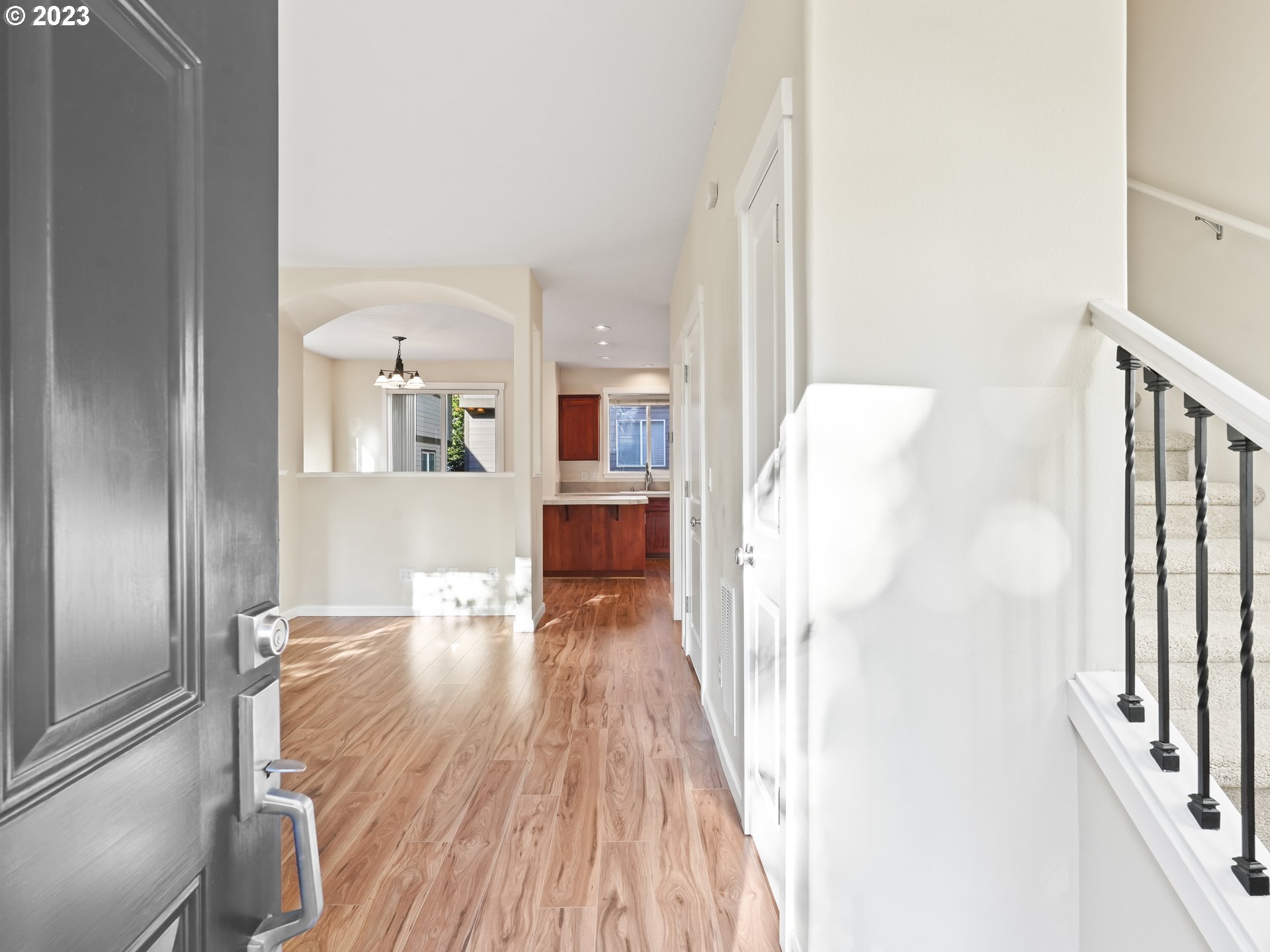 1253 Southwest 162nd Avenue Beaverton, OR 97006 - Photo 6 of 48 a view of a kitchen from the hallway