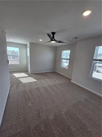 a utility room with a washer and dryer