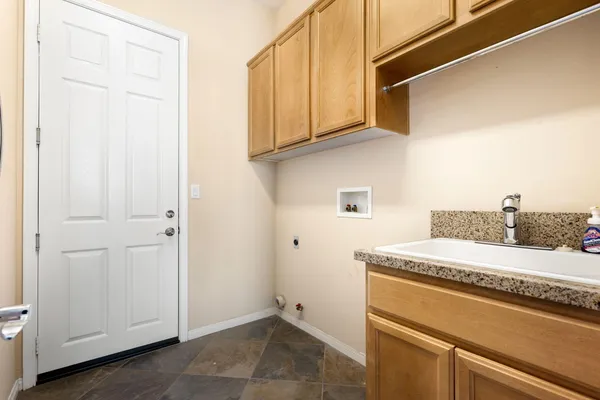 a room with storage and utility