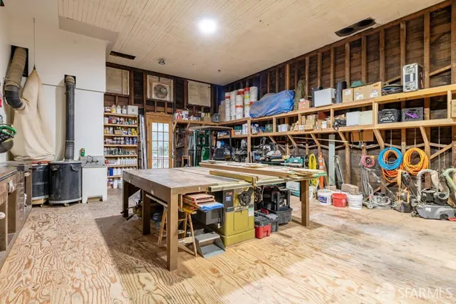 a storage utility room