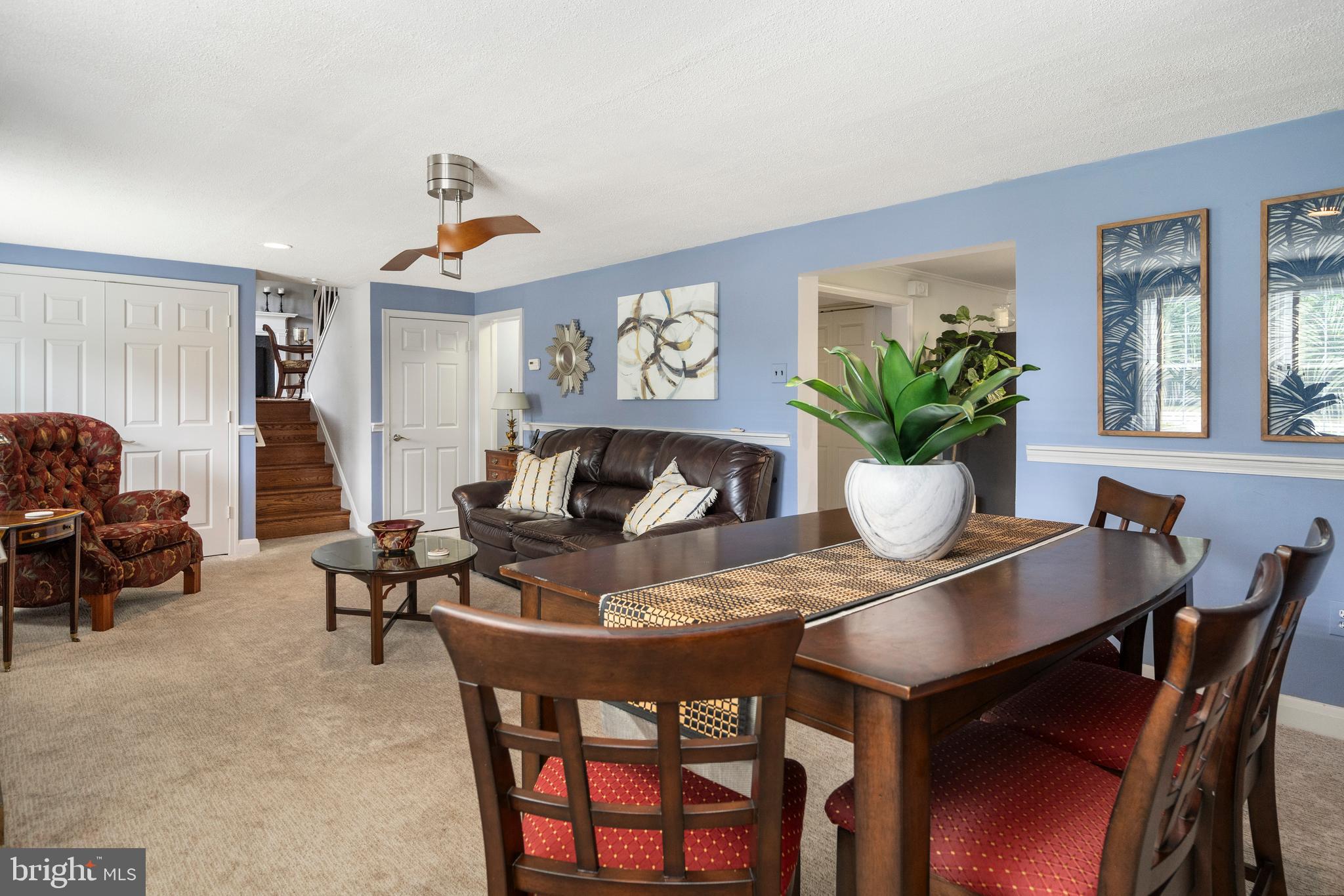 1210 Dulaney Valley Road Towson, MD 21286 - Photo 6 of 32 Warm and Open Family and Dining Room