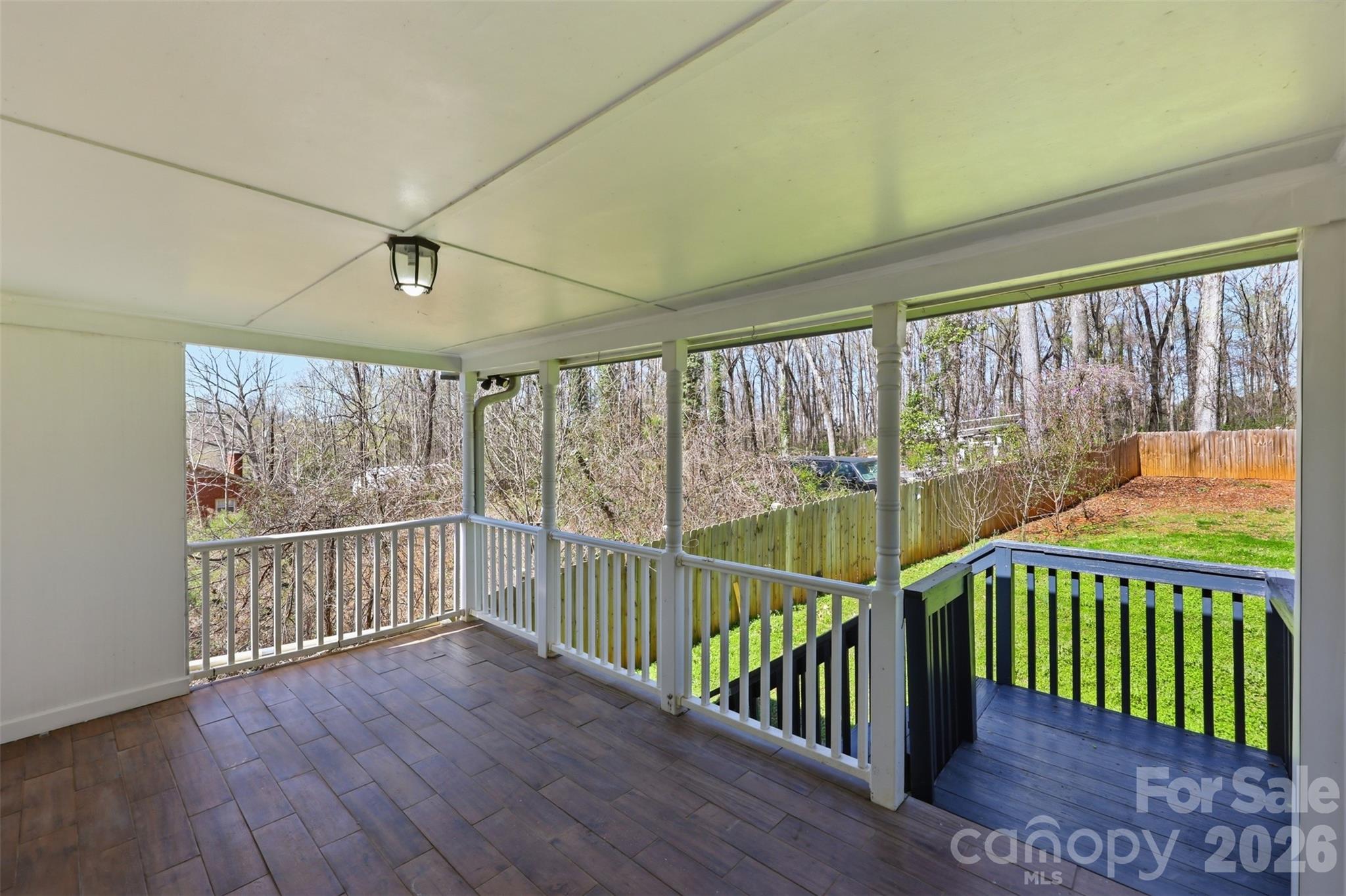 4920 Bright Road Charlotte, NC 28214 - Photo 40 of 46 a view of a porch with wooden floor
