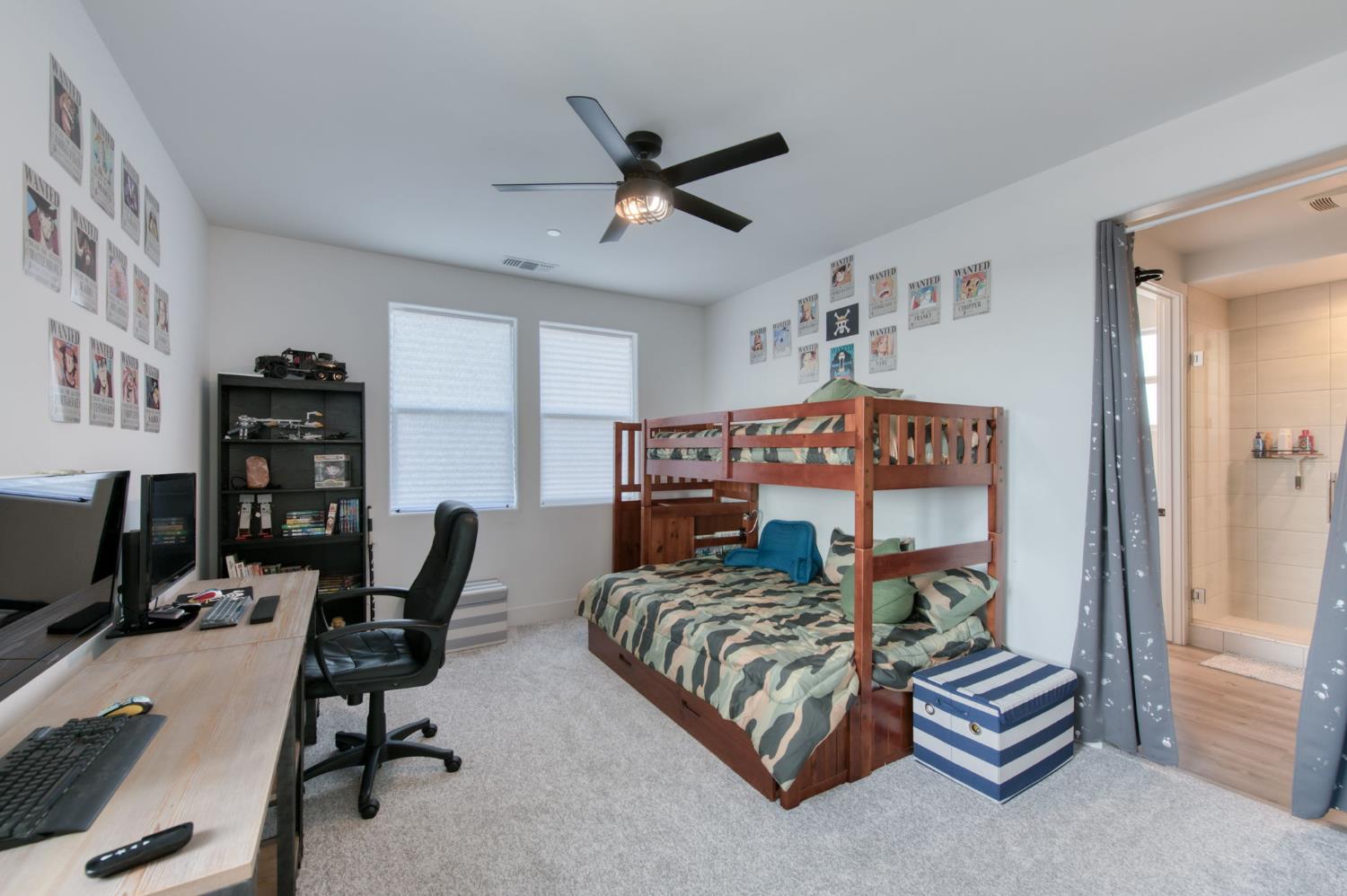 1736 North Renn Avenue Clovis, CA 93619 - Photo 27 of 66 a bedroom with furniture and a ceiling fan