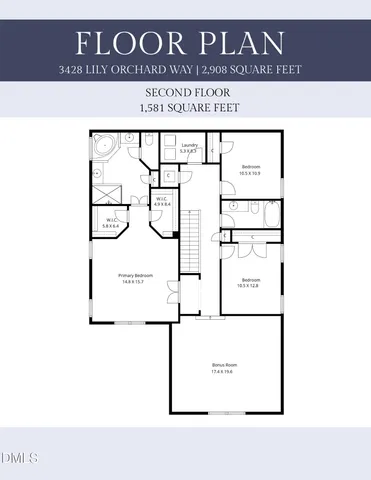 $650,000 | 3428 Lily Orchard Way, Cary, NC 27518